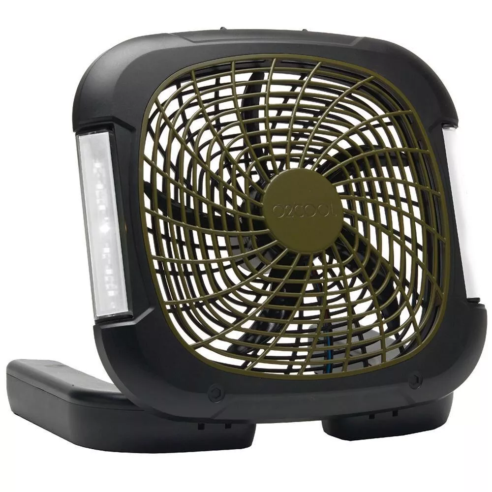 10″ Camping Fan with LED Lights