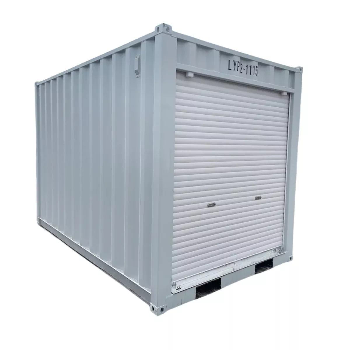 12′ Small Cubic Shipping Container, Rollup Door
