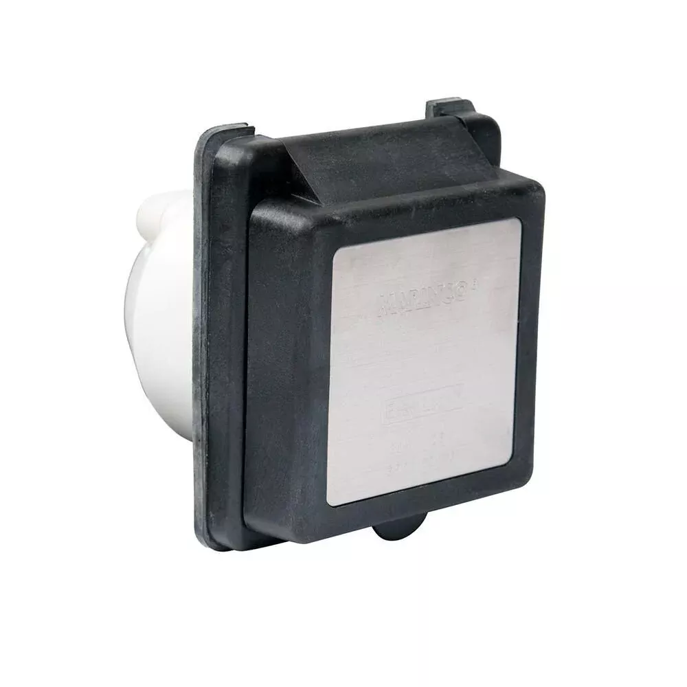 30A 125V Standard RV Power Inlet, Black