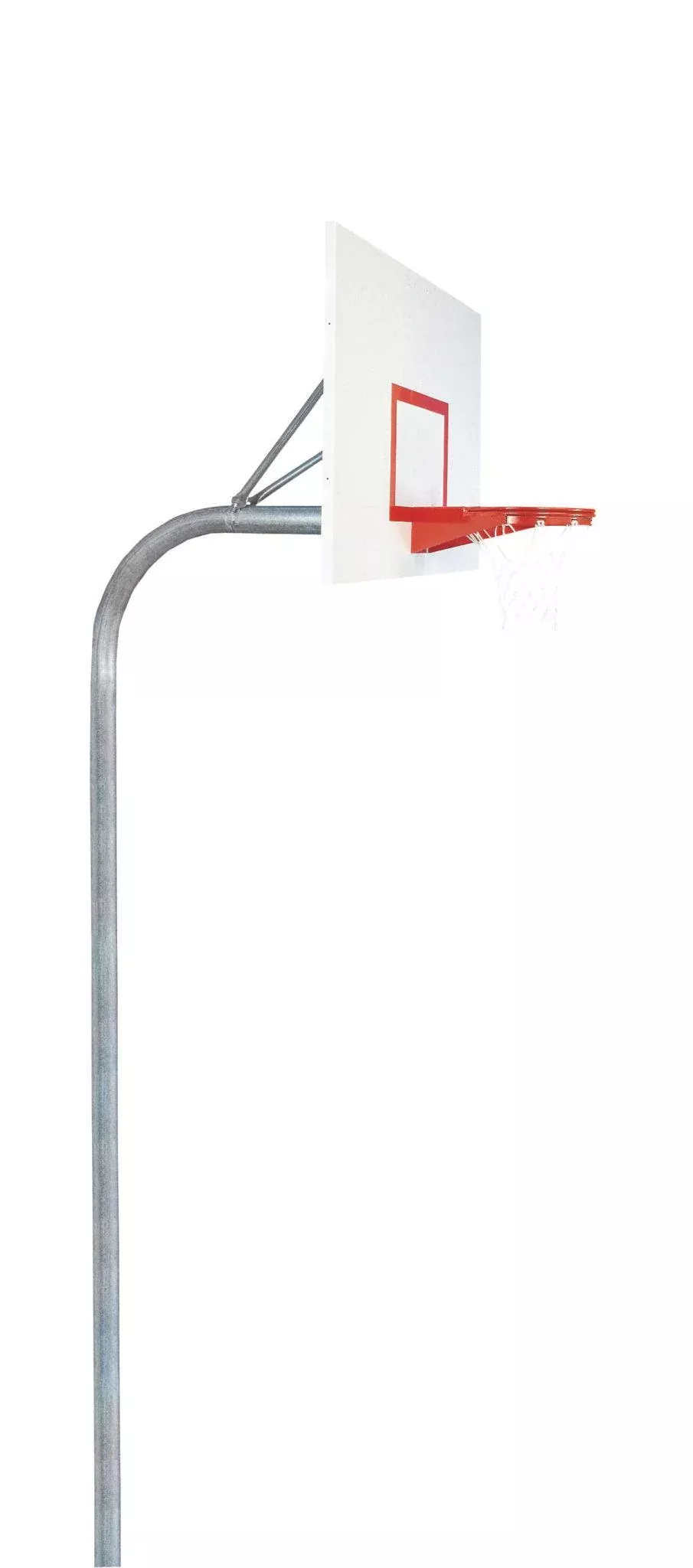 4-1/2" Heavy Duty Steel Rectangular Playground Basketball System
