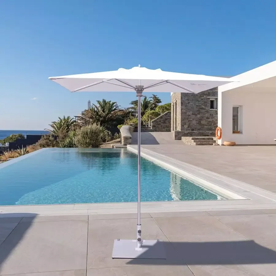 6 Foot Square Aluminum Commercial Umbrella