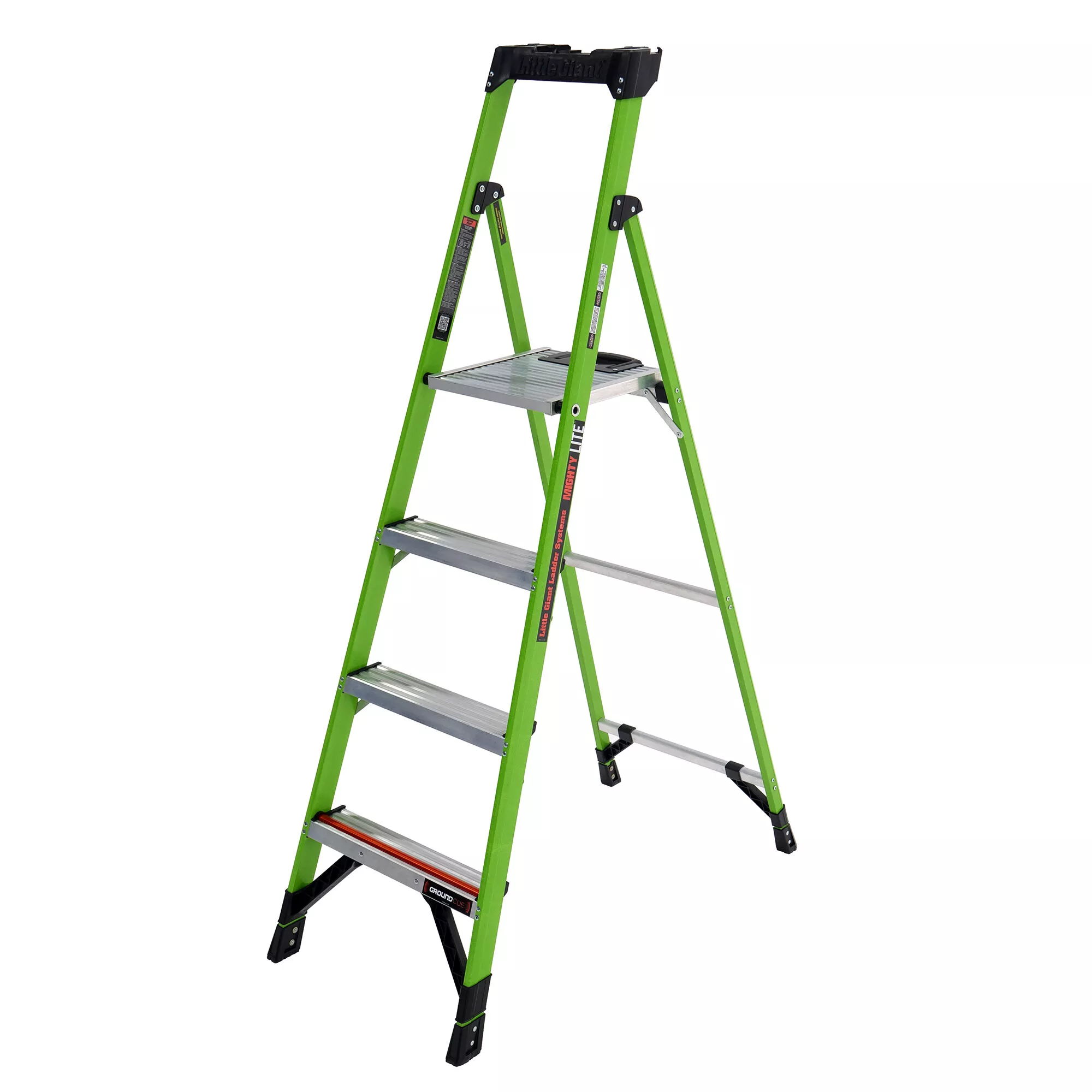 6' Mightylite Fiberglass Ladder, Type IA- 300 lbs