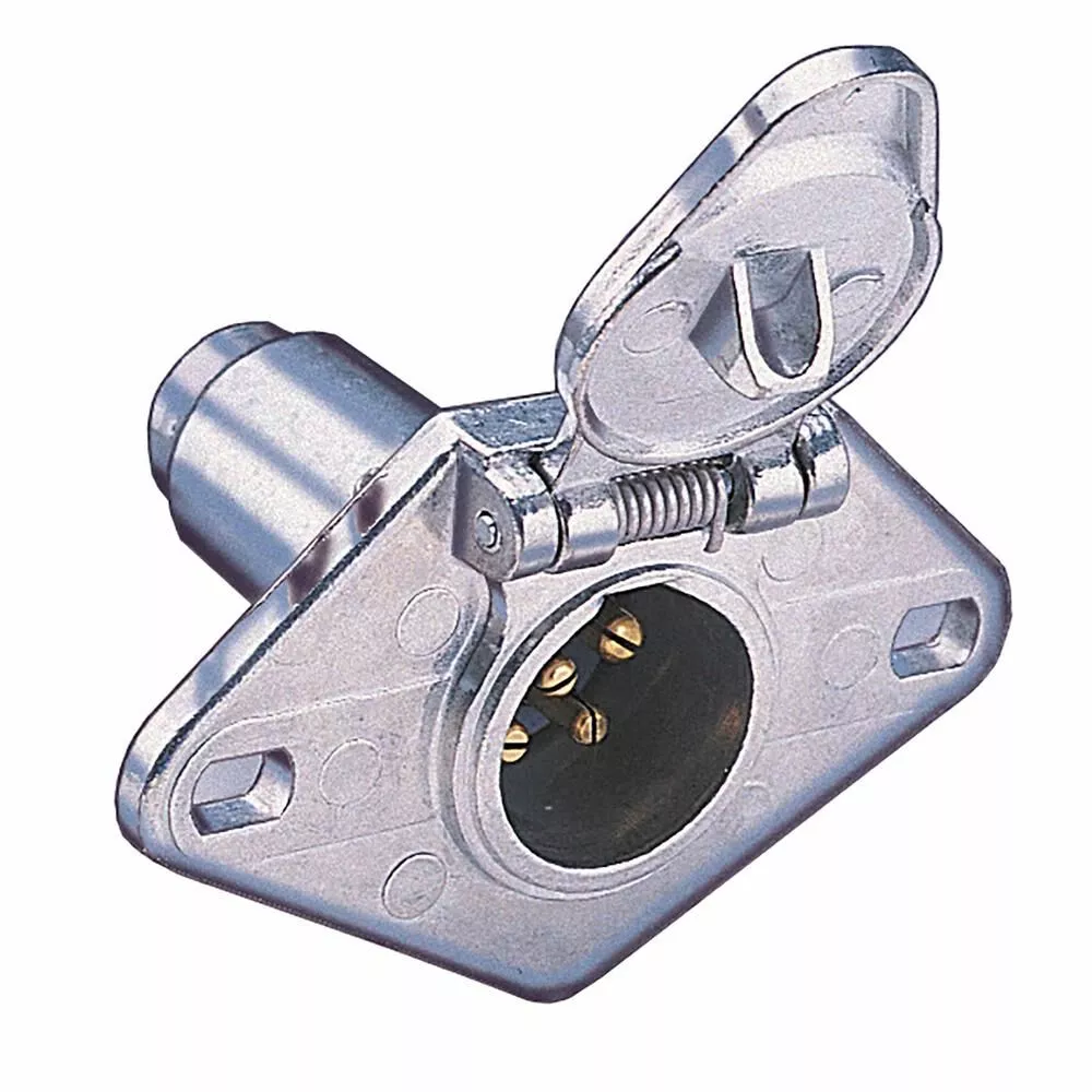 6 Round Metal Car Side Connector