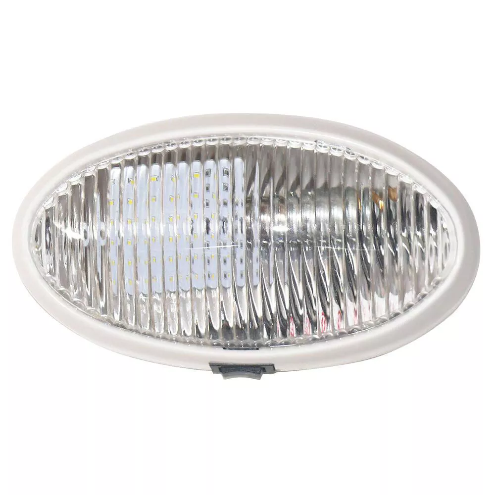 6" Utility/Porch Light with On/Off Switch, White