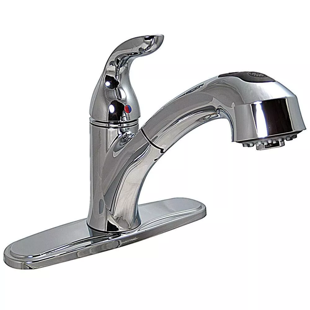 8" Pull-out Kitchen Faucet, Chrome