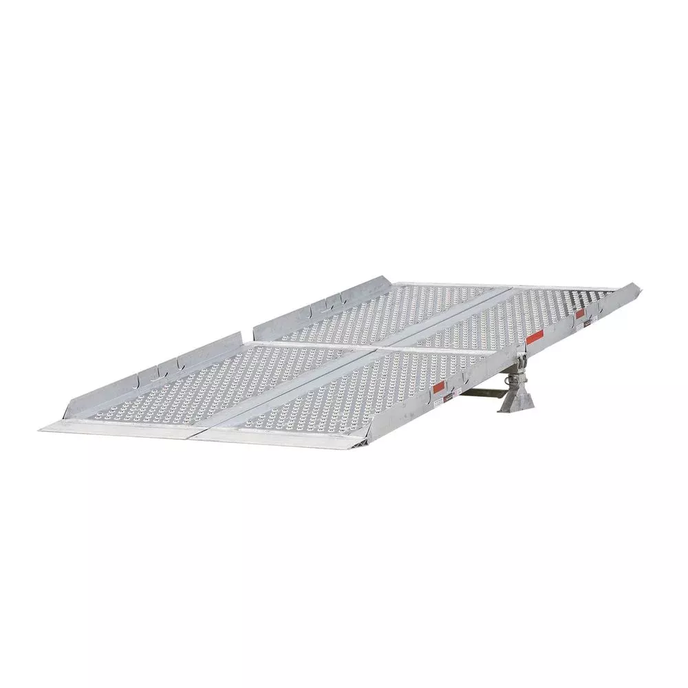 84" W Aluminum Portable Modular Mini Yard Ramp System – 25,000 lb. Cap