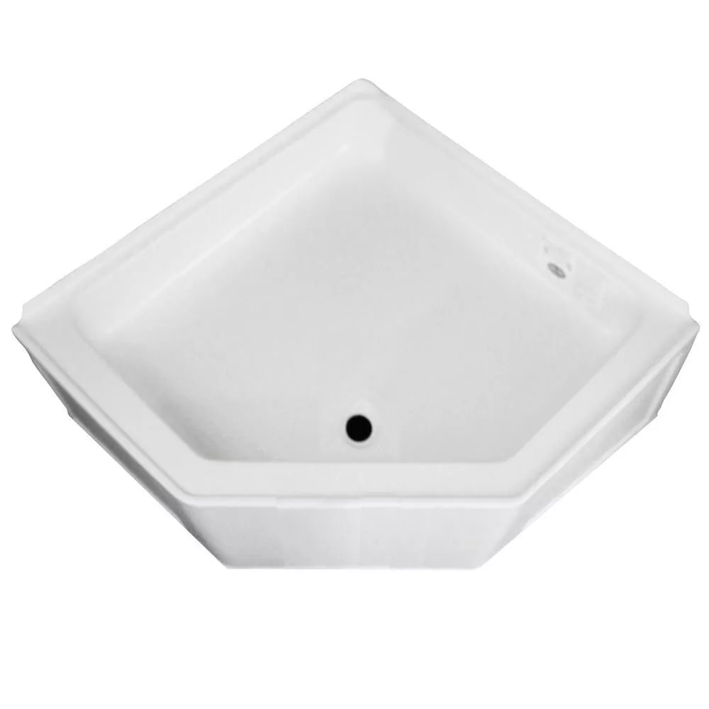 ABS Neo Shower Pan, 27” x 27” x 11 1/4”, White