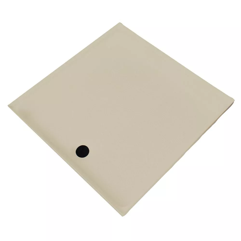 ABS Shower Pan, 24” x 24” x 2 1/2”, Parchment