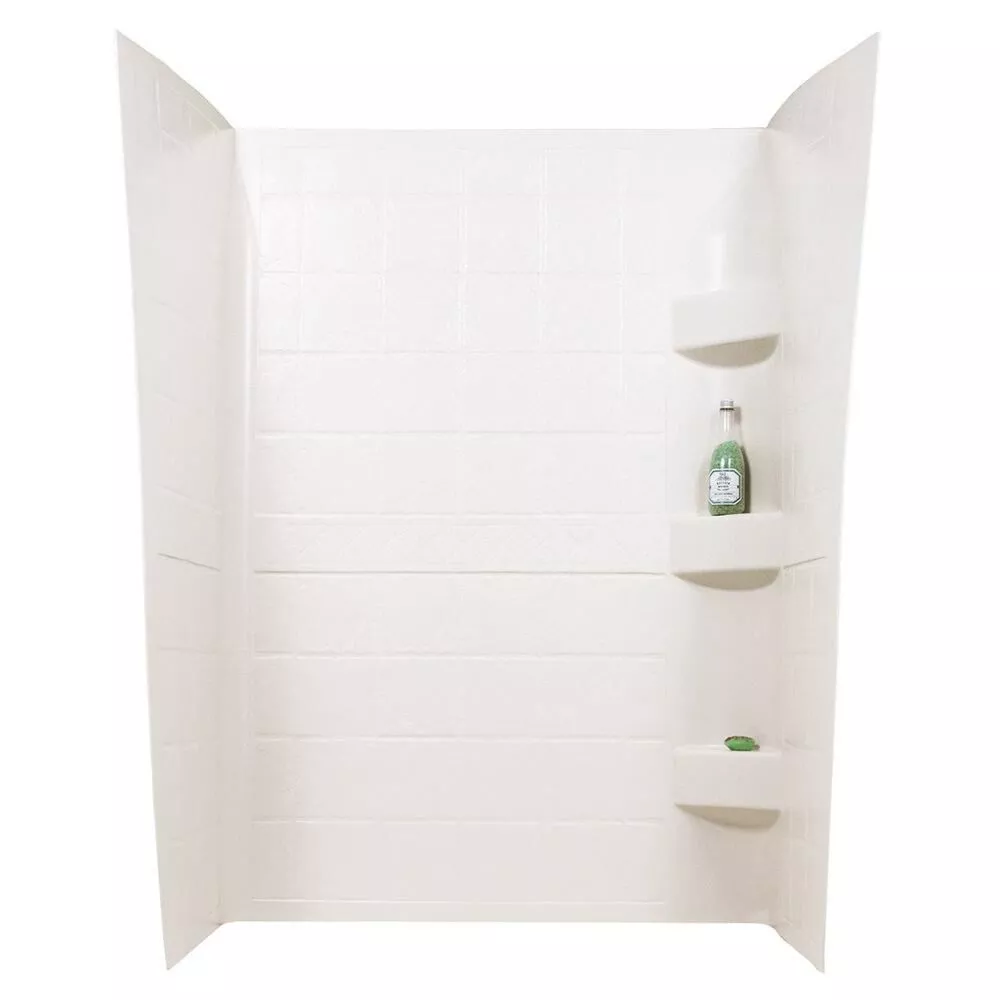 ABS Shower Walls, 24” x 32” x 66”, Parchment