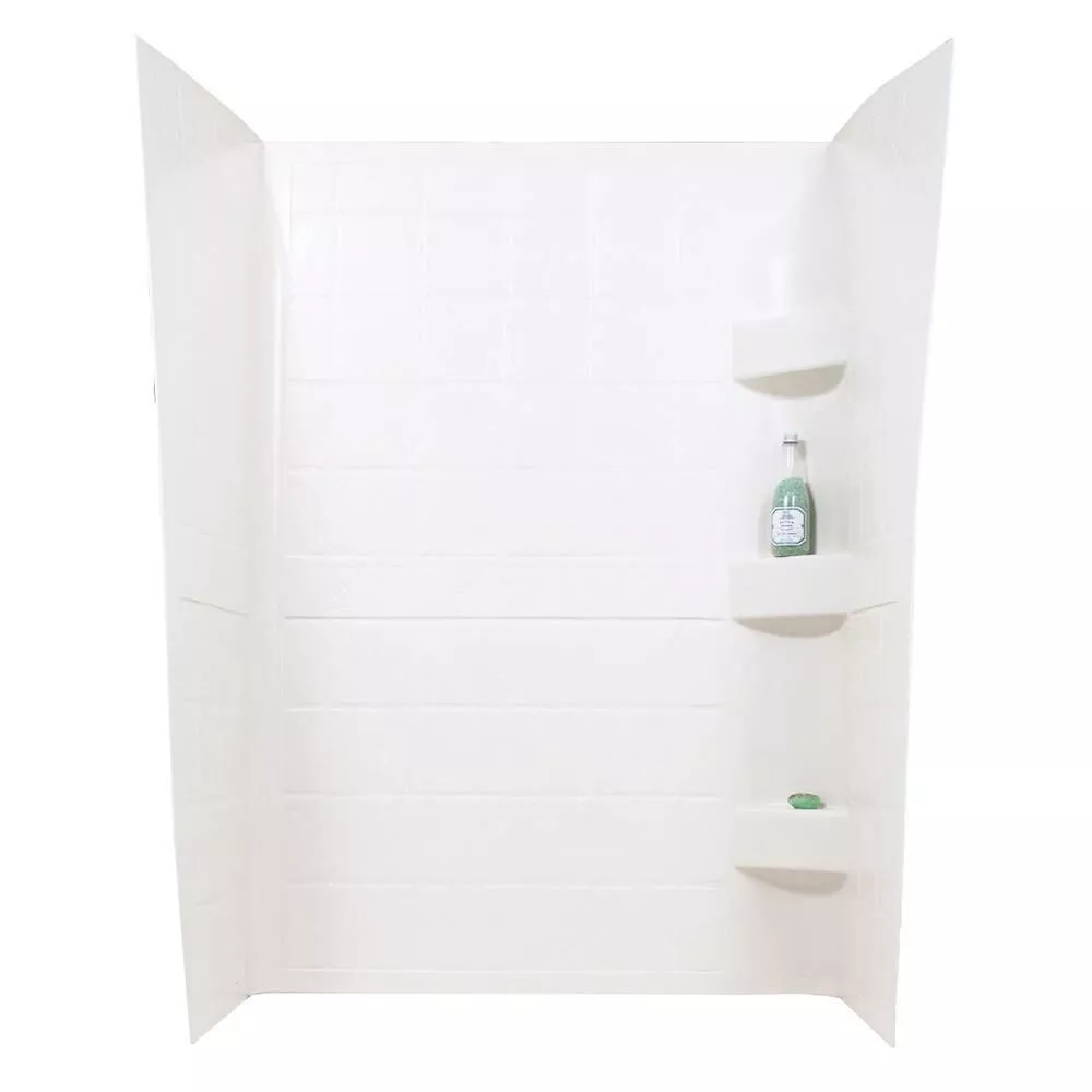 ABS Shower Walls, 24” x 32” x 66”, White