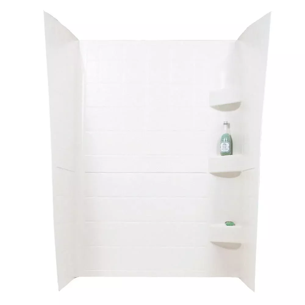 ABS Shower Walls, 24” x 40” x 66”, White