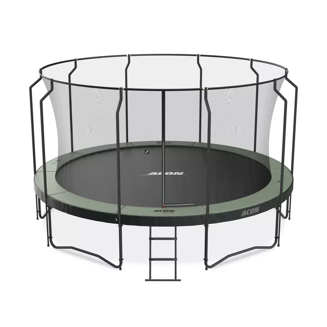 ACON Air 15ft Round Trampoline with Premium Net and Ladder