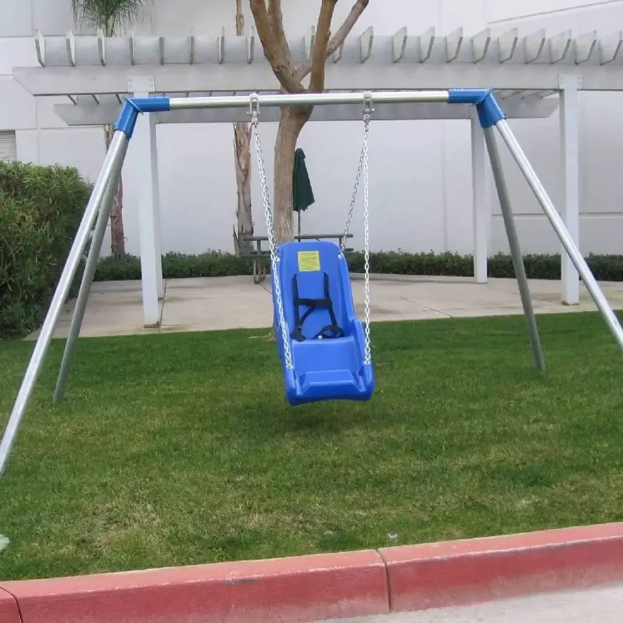 ADAIndoor / Outdoor Metal Swing Frame - Single Swing Ready
