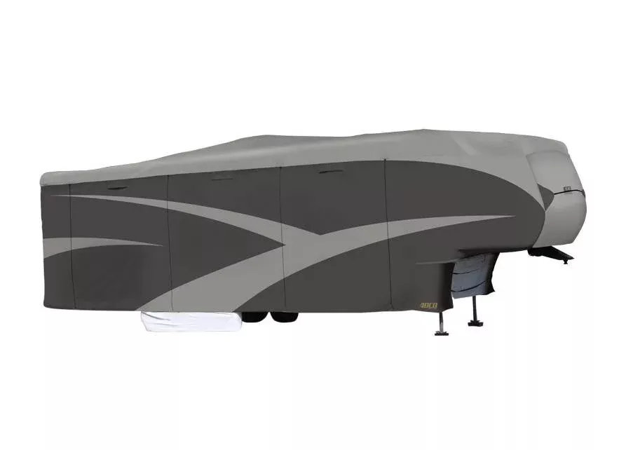 ADCO SFS AquaShed Designer 5th Wheel Trailer Cover (Gray, Up to 37′)• 52256