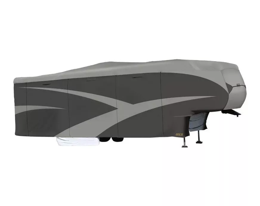 ADCO SFS AquaShed Designer 5th Wheel Trailer Cover (Gray, Up to 40′)• 52257