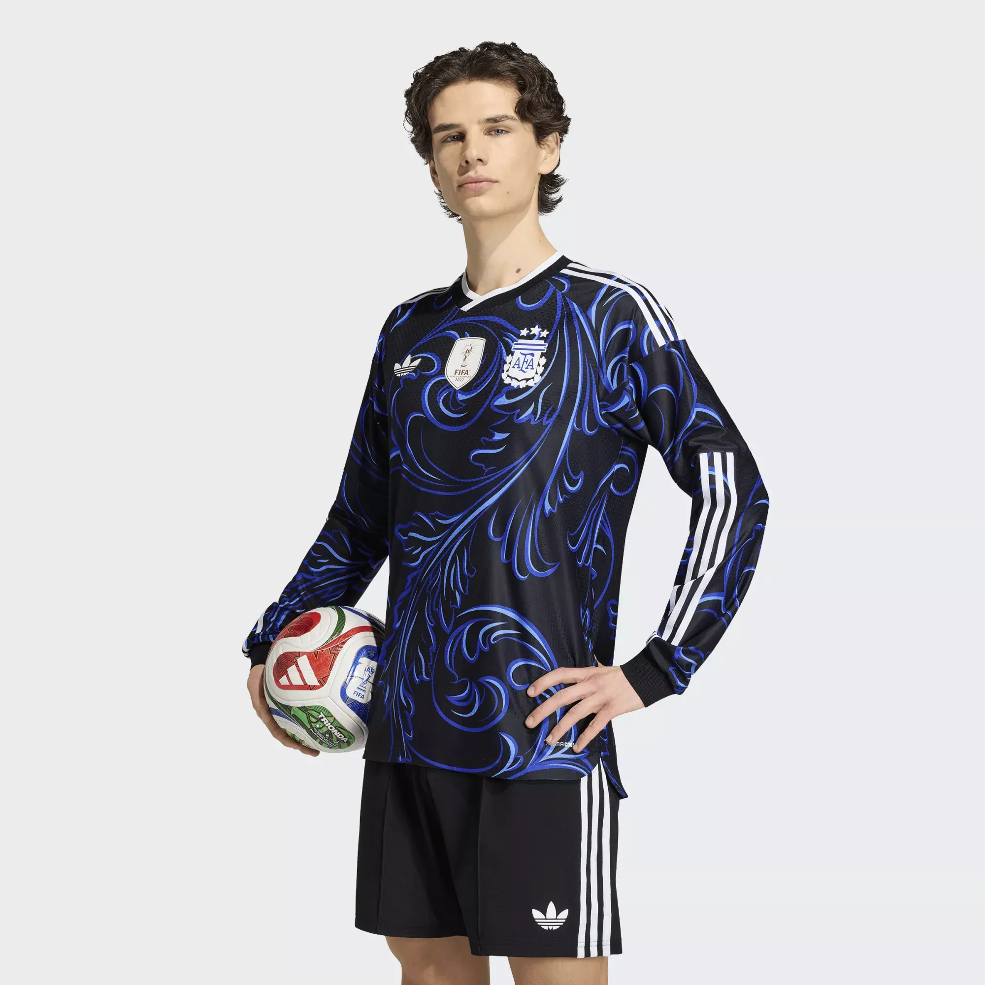 adidas Men's Argentina 26 Away Authentic Long Sleeve Jersey