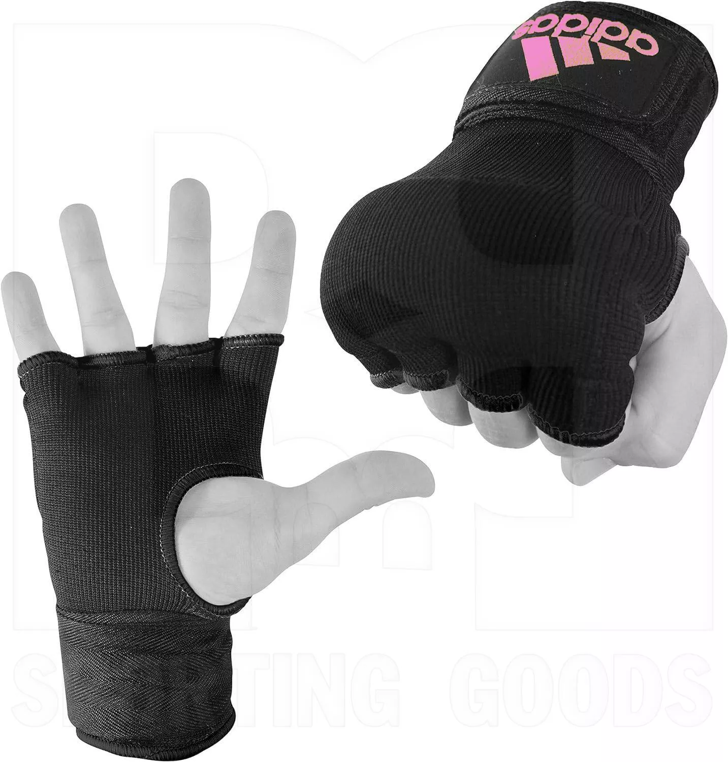 Adidas Super Inner Padded Hand Wraps Training Gloves Black/Pink