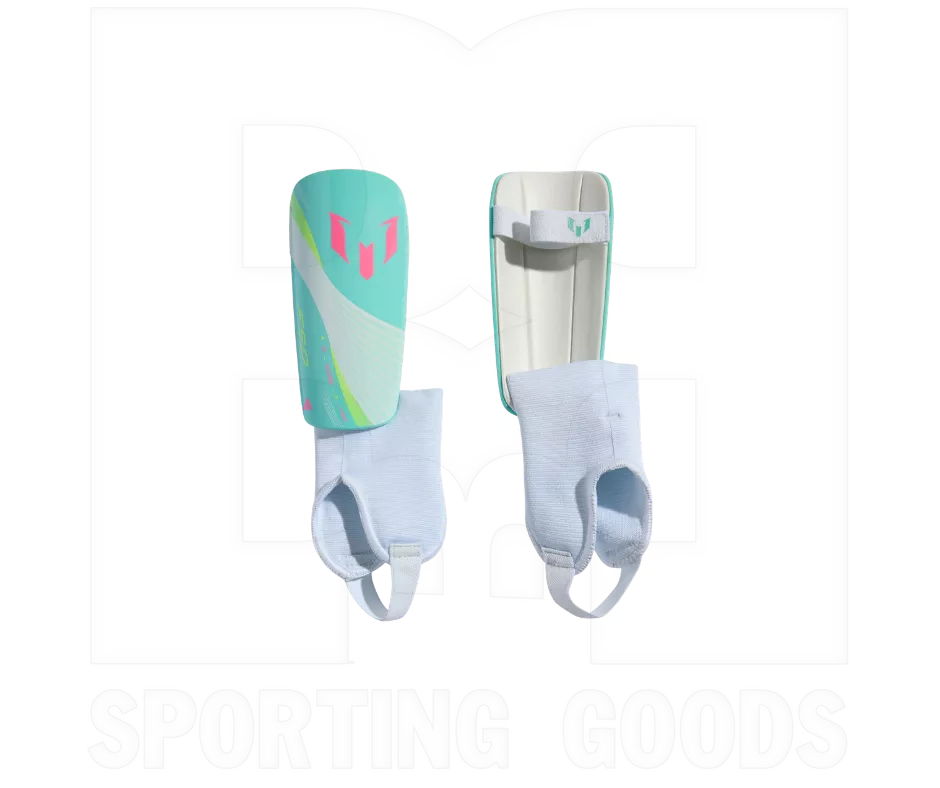 Adidas Youth Messi Mtc Shin Guards White