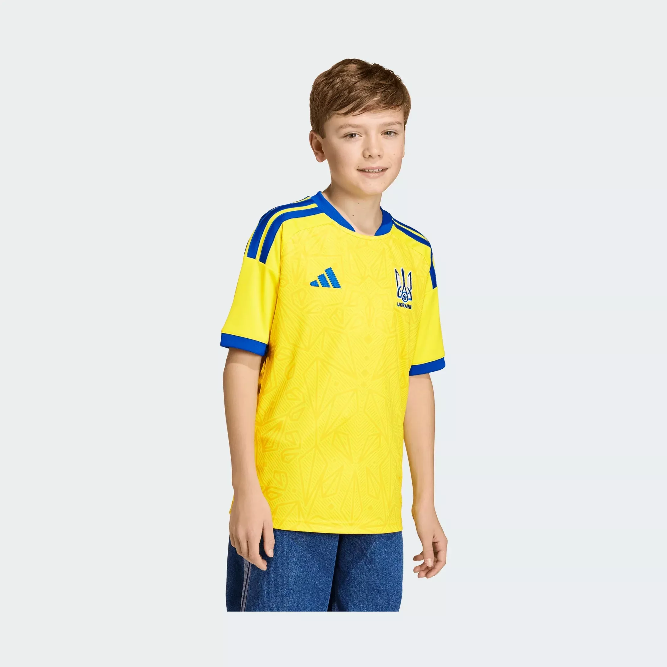 adidas Youth Ukraine 26 Home Jersey