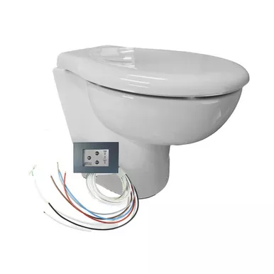 Albin Group Ultra Slim Premium 12V Marine Toilet