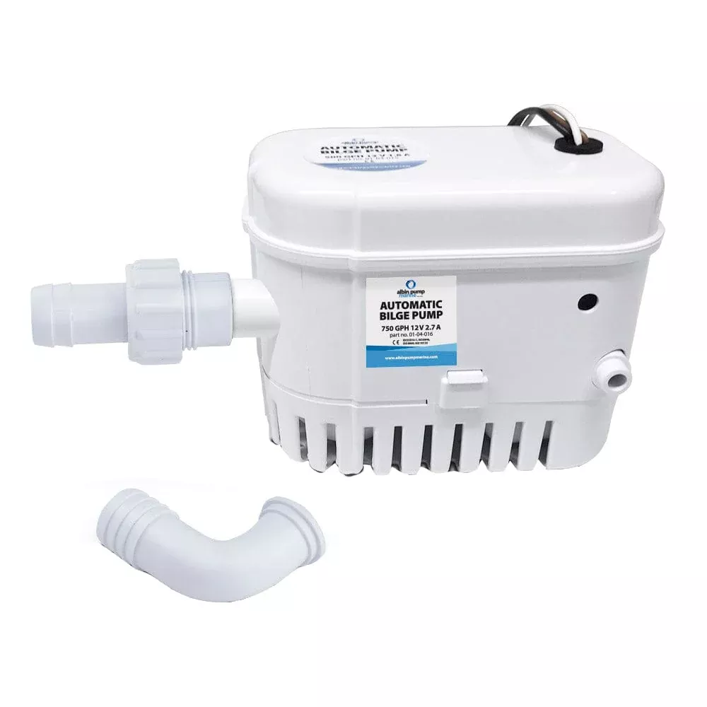 Albin Pump Automatic Bilge Pump 750 GPH – 24V