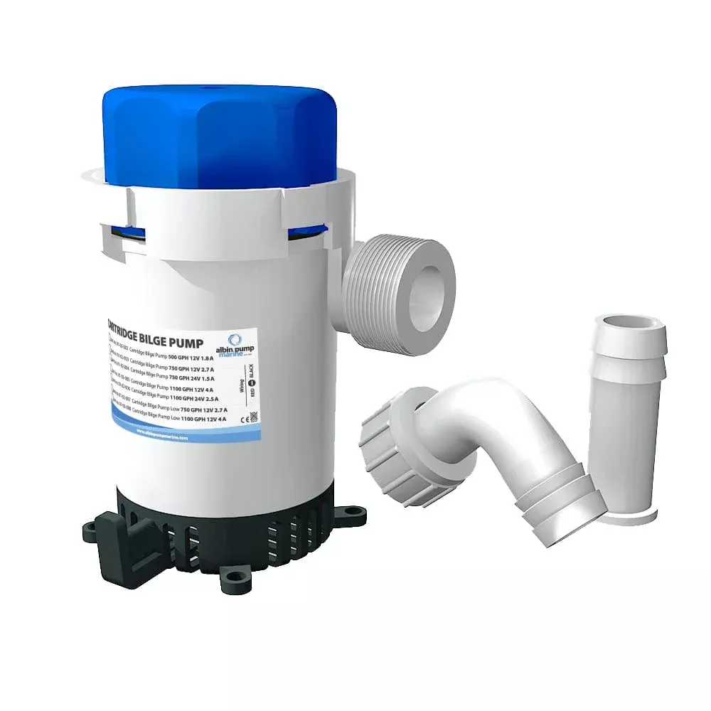 Albin Pump Cartridge Bilge Pump 500GPH – 12V