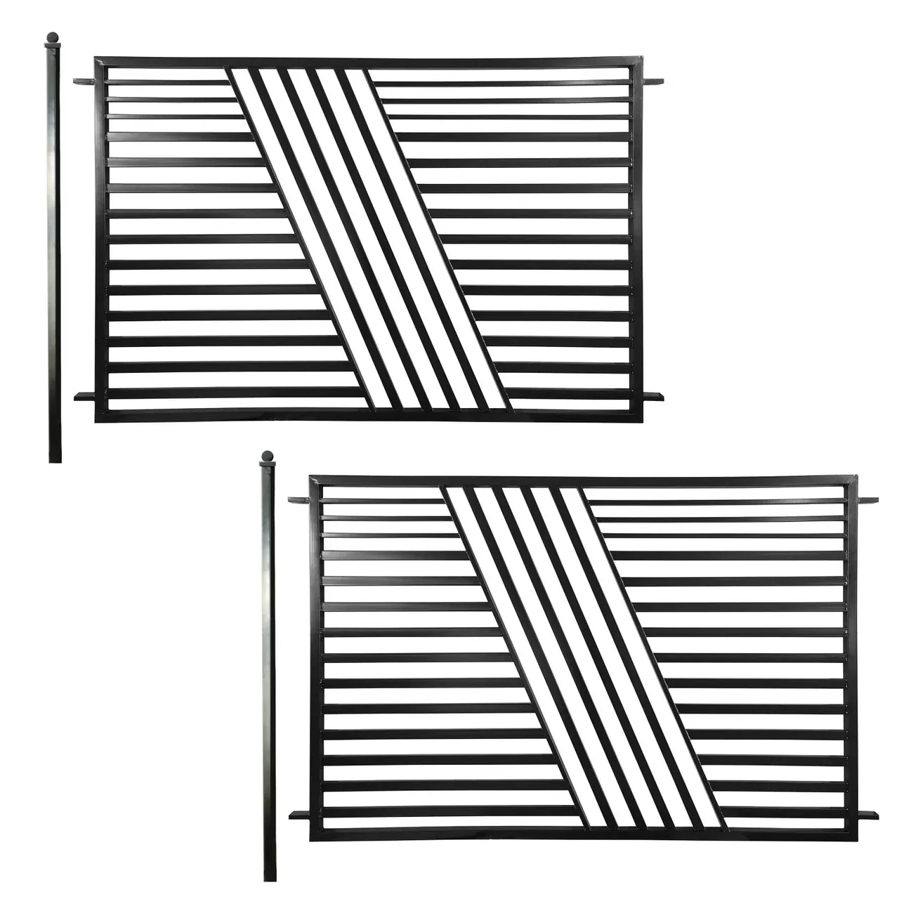 Aleko 2-Panel Fence Kit – SOFIA Style – 8×5 ft. Each