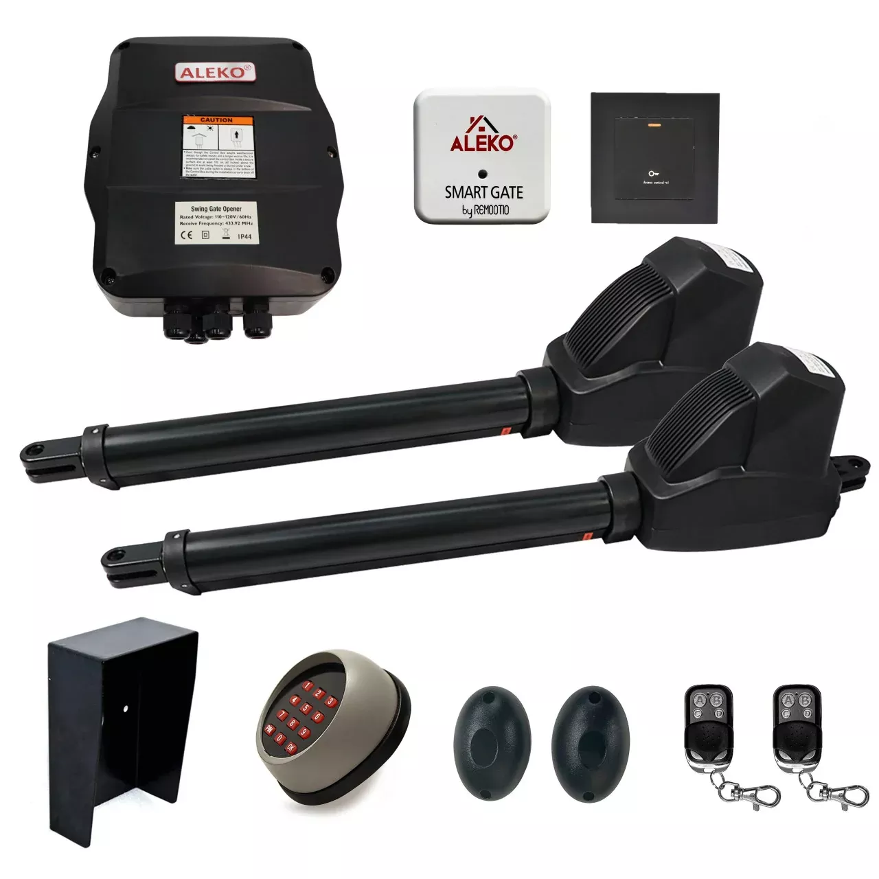 Aleko Smart Dual Swing Gate Operator – AS1200 AC/DC – Accessory Kit ACC5