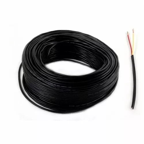 Aleko Stranded Black Wire – 2-Conductor – 18-Gauge – 20 Feet