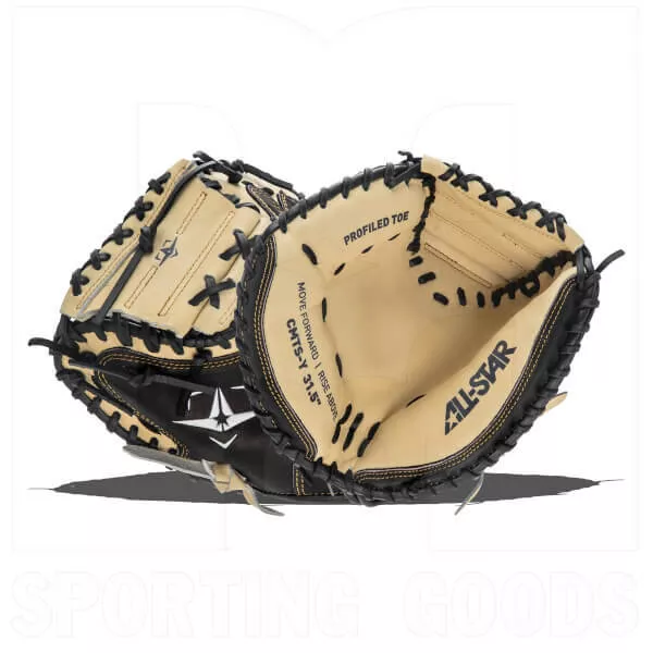 All-Star Future Star Series Catcher'S Mitt Black/Blonde 31.5''