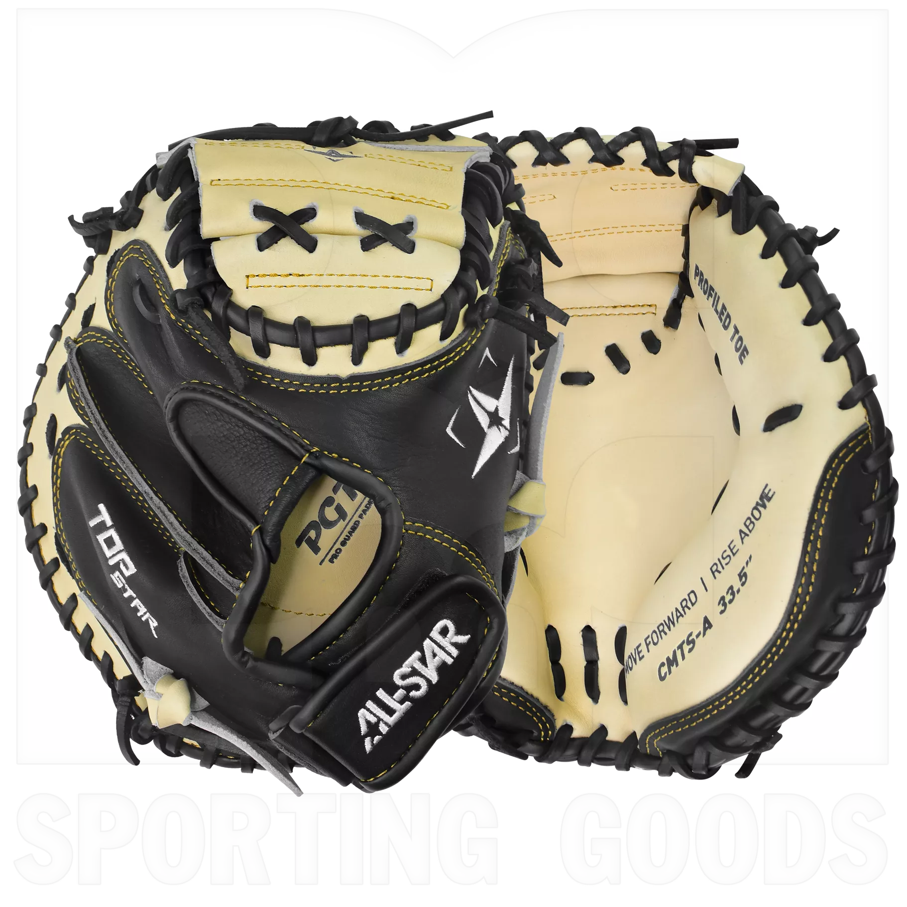 All-Star Top Star Catcher'S Mitt 31.5'' Black/Blonde
