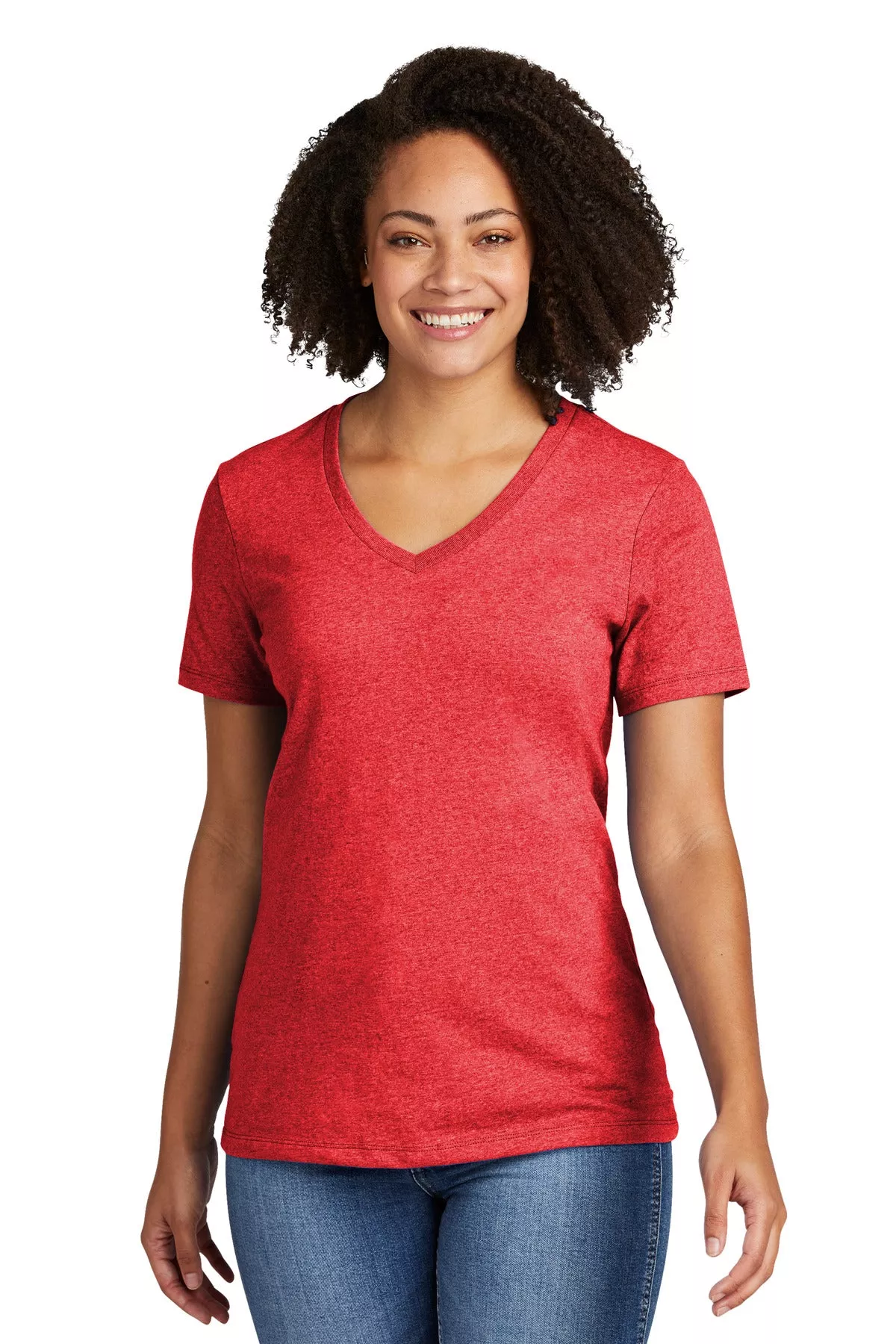 AllMade Women's Recycled Blend V-Neck Tee AL2303