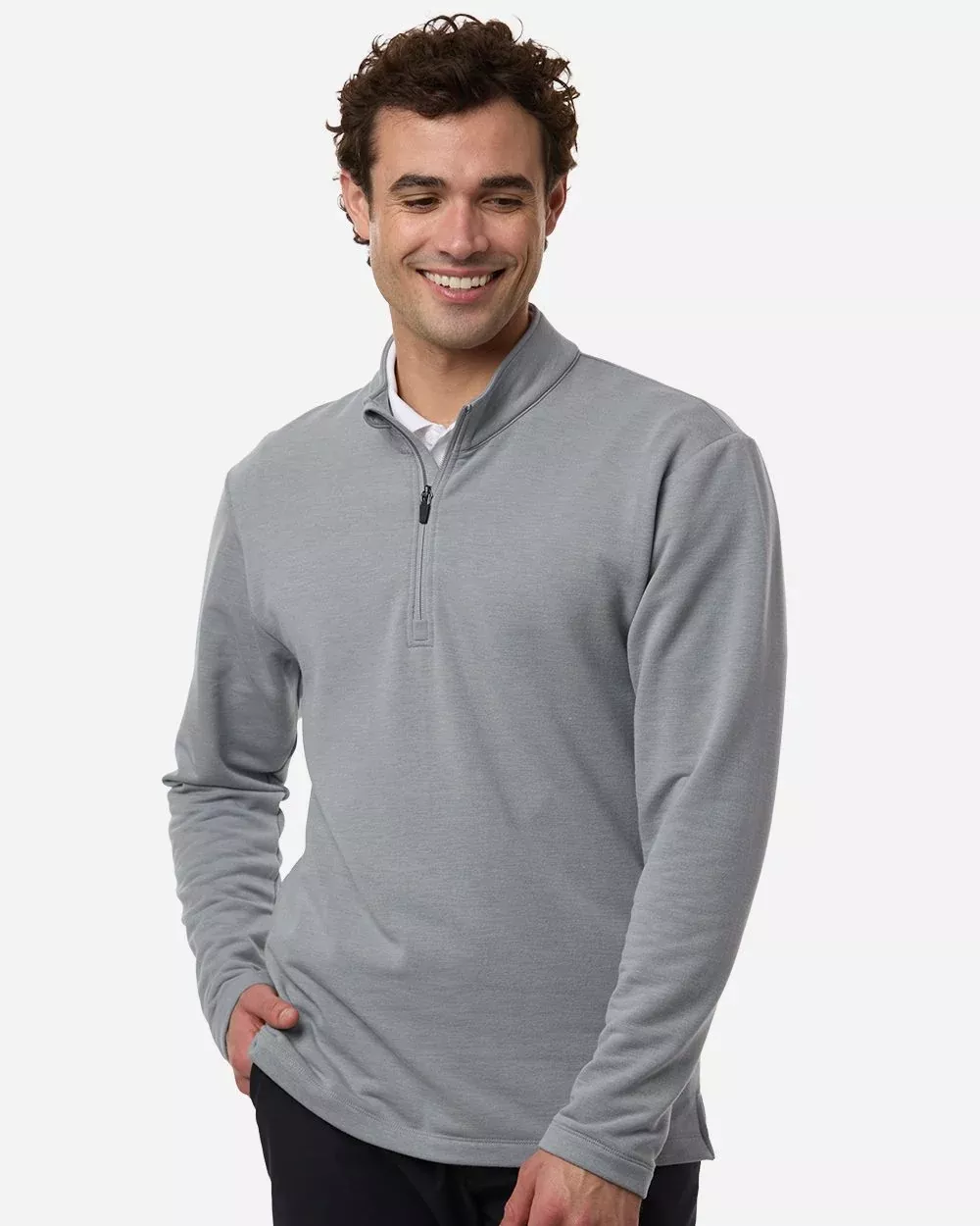 AllPro Men's Stretch Quarter-Zip Fleece Pullover