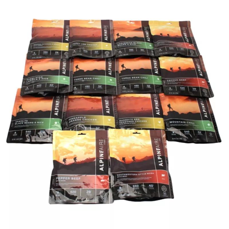 ALPINE AIRE7 Day Meal Kit (14 Pouches) Gluten Free