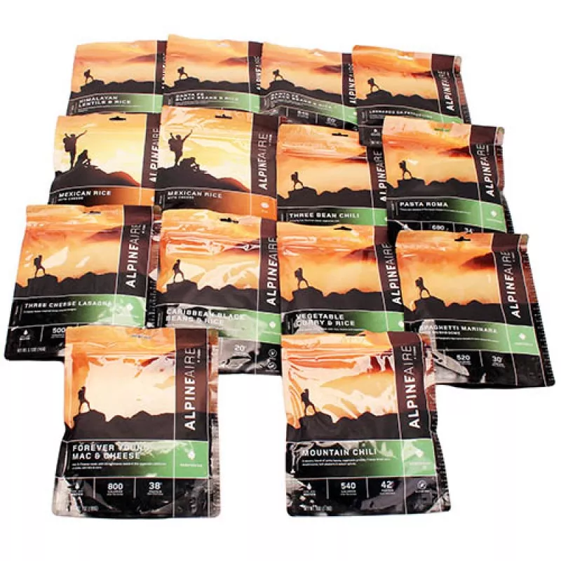 ALPINE AIRE7 Day Meal Kit (14 Pouches) - Vegetarian