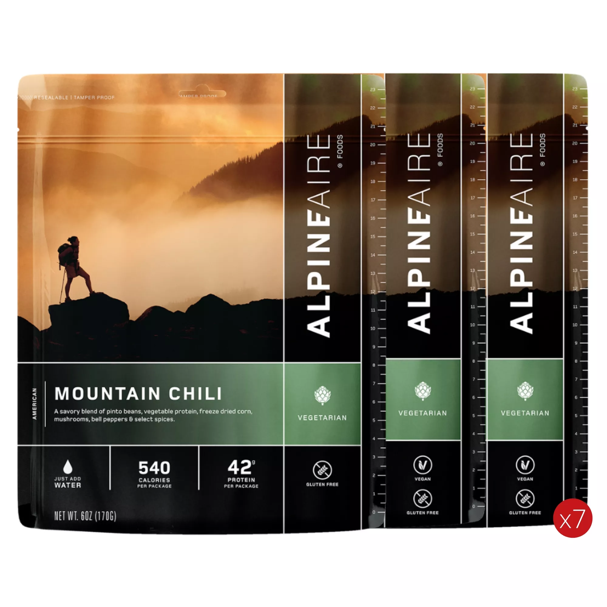 AlpineAire 7 Day Food Bundle – vegetarian and gluten-free