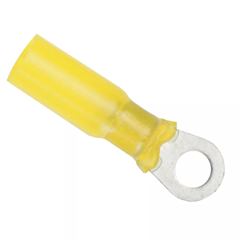 Ancor 12-10 Gauge – #8 Heat Shrink Ring Terminal – 25-Pack