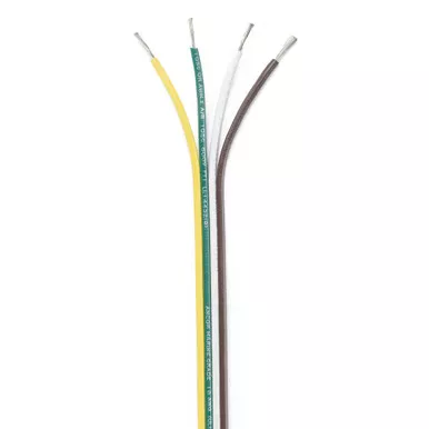 Ancor 4-Conductor Ribbon Bonded Cable 16/4 AWG, 100-Foot