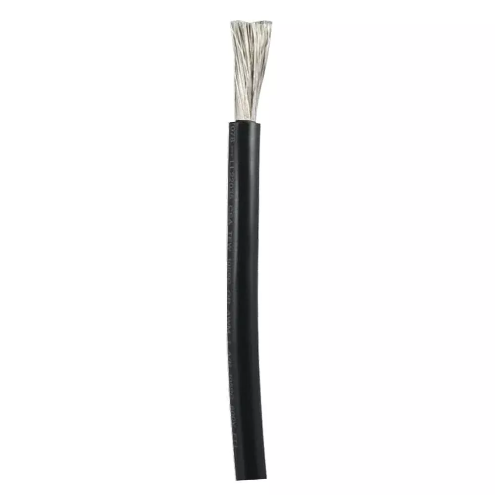 Ancor Black 1/0 AWG Battery Cable - Sold By The Foot