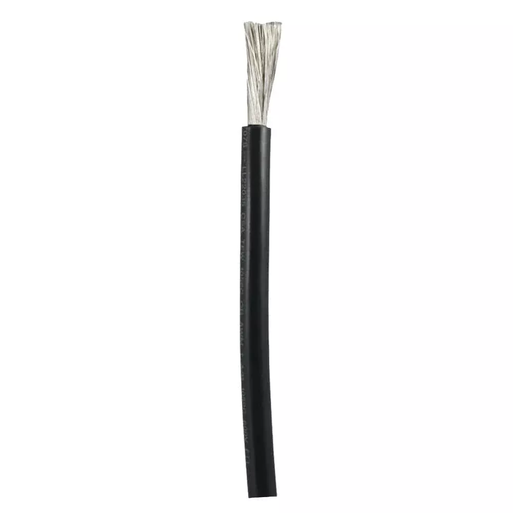 Ancor Black 1 AWG Battery Cable - Sold By The Foot