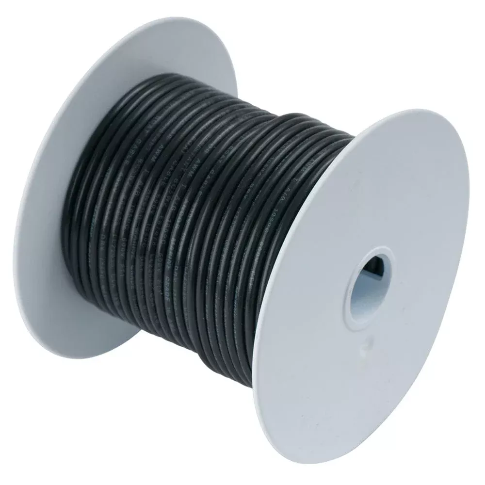 Ancor Black 2/0 AWG Battery Cable Tinned Copper – 50′