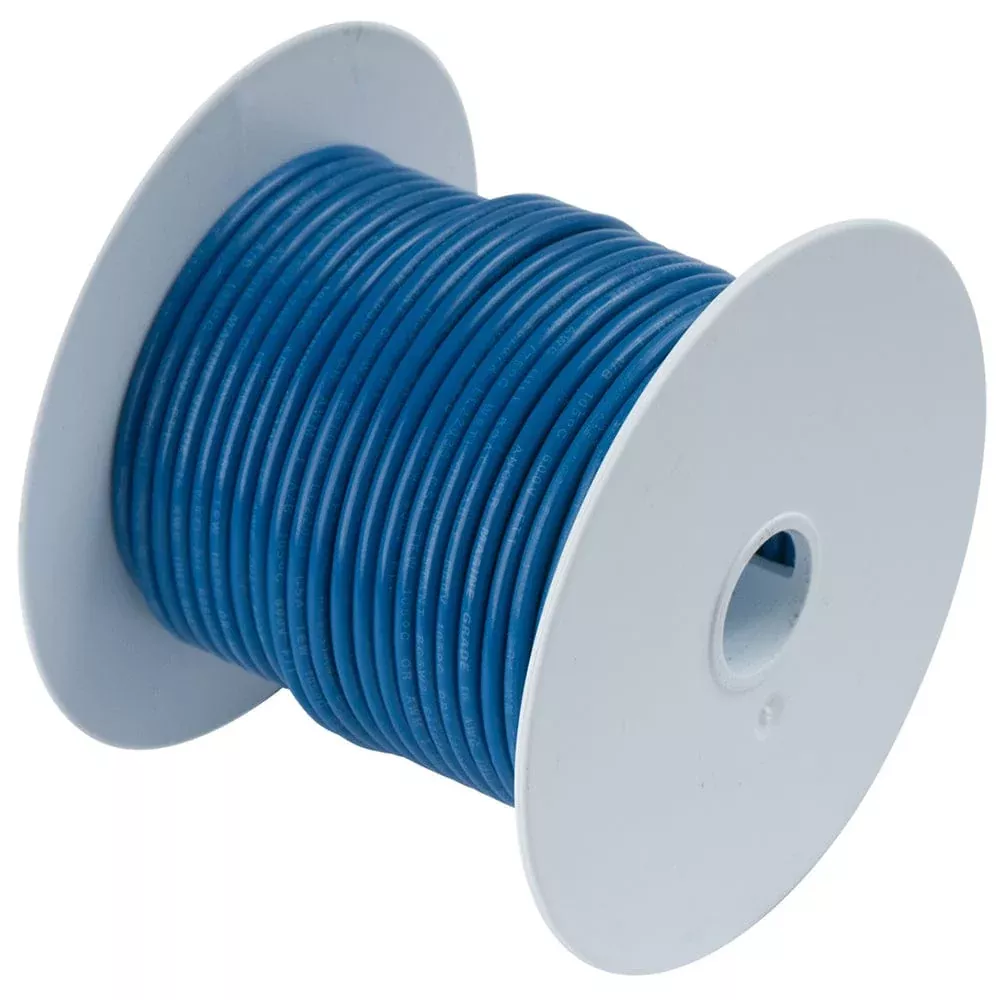 Ancor Dark Blue 10 AWG Tinned Copper Wire – 25′