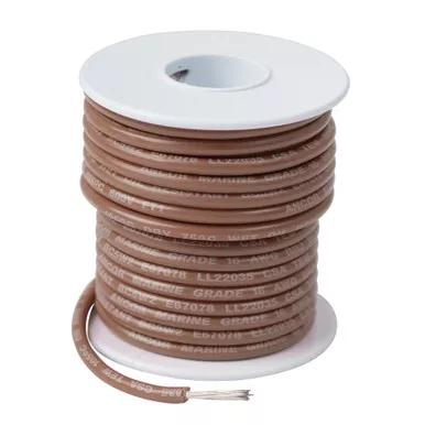 Ancor Tan 14 AWG Tinned Copper Wire 250-Foot
