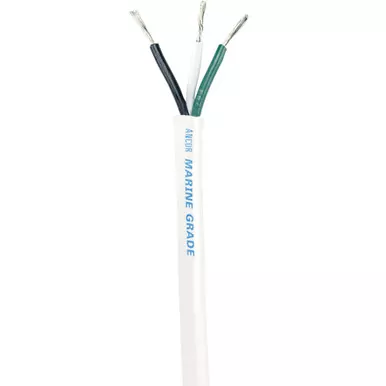 Ancor White 16/3 AWG Round Triplex Cable 100-Foot