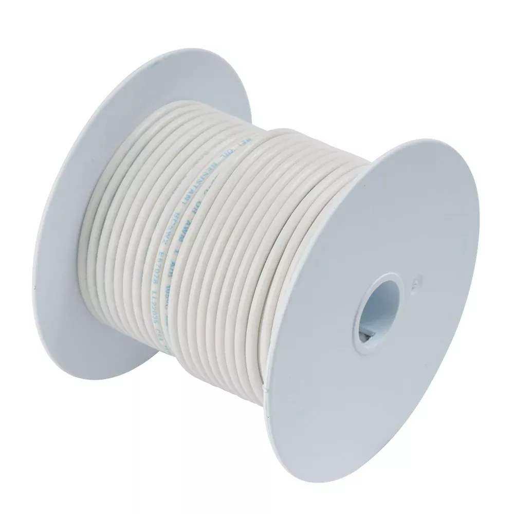 Ancor White 8 AWG Tinned Copper Wire - 1,000' | 111799