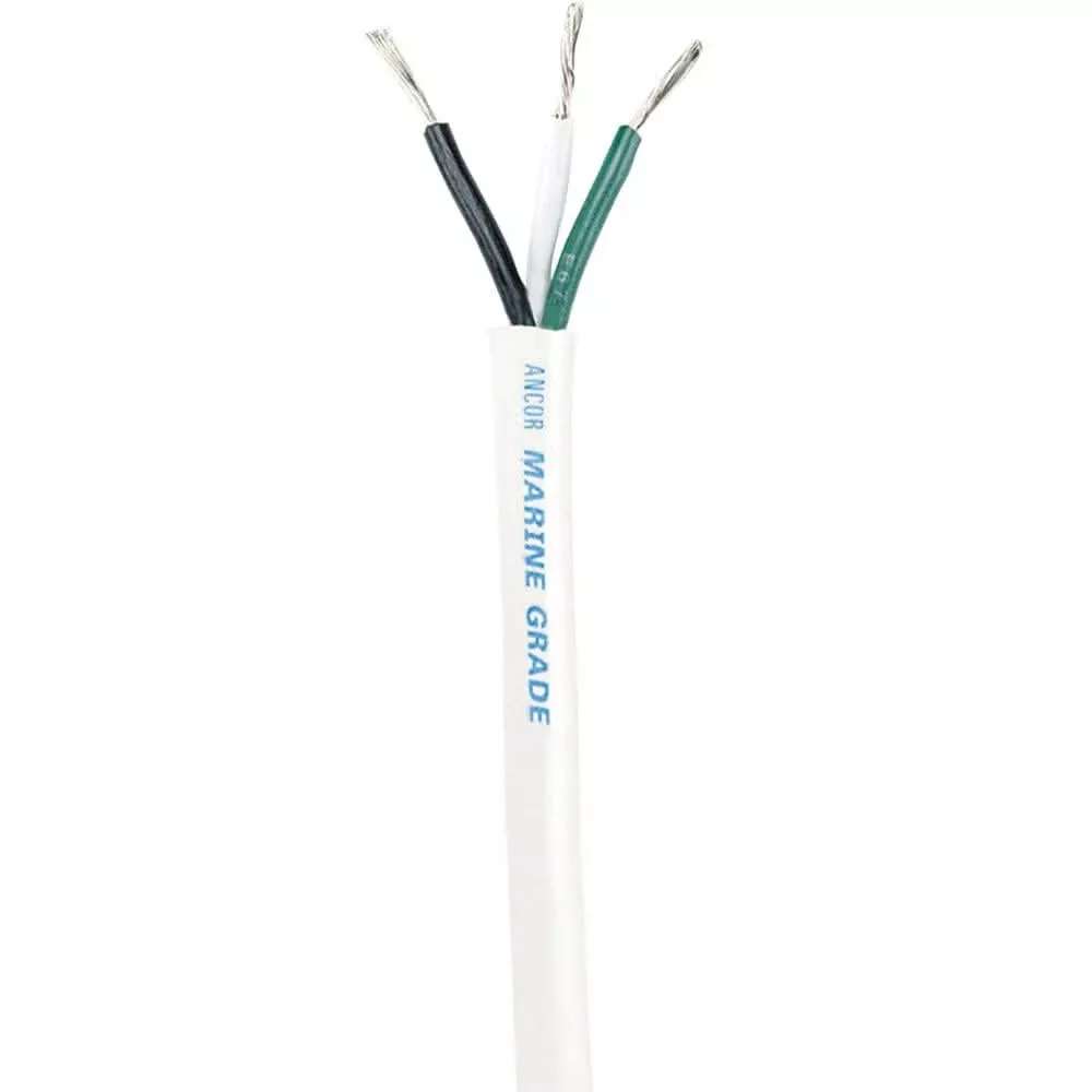Ancor White Triplex Cable - 16/3 AWG - Round - 250' | 133725