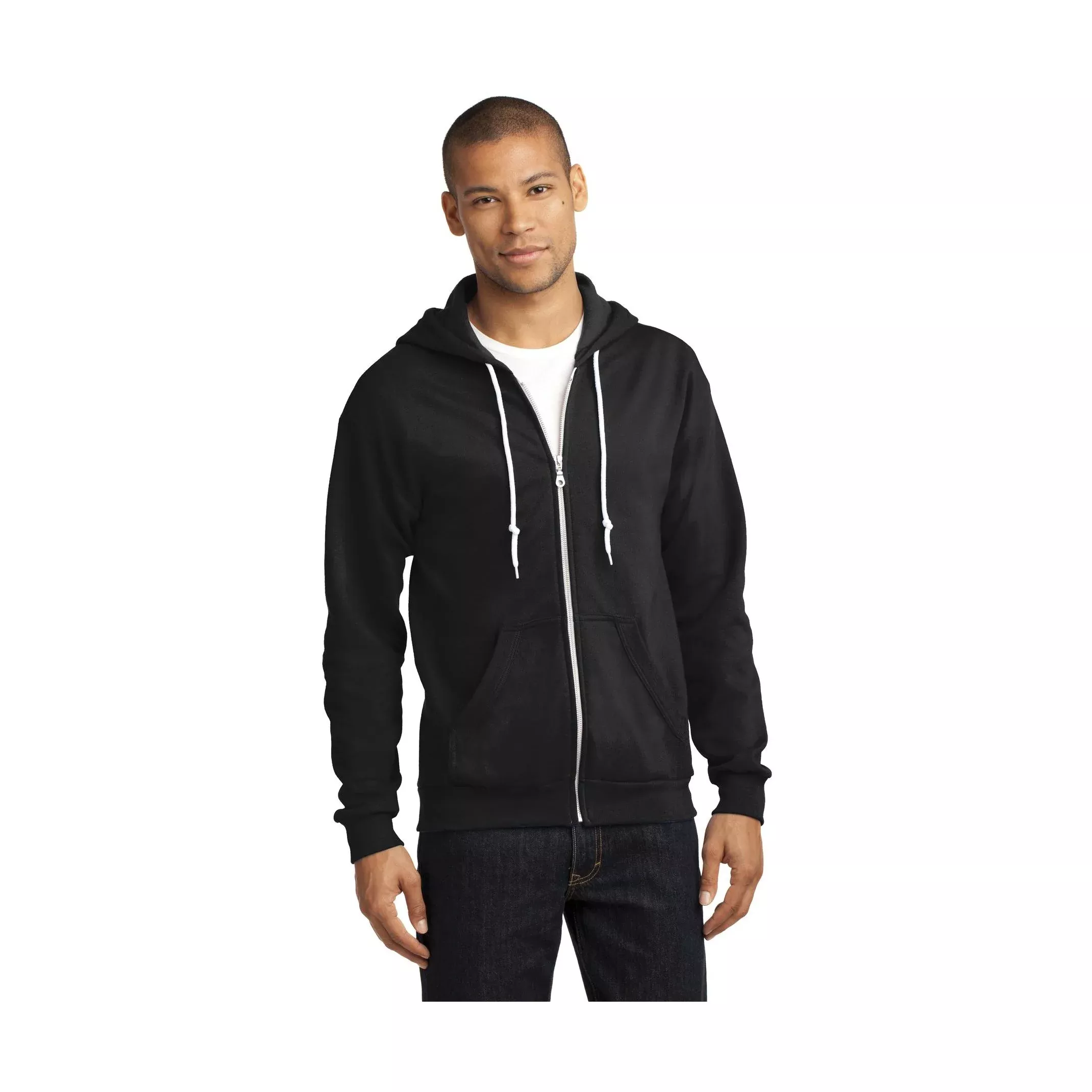 Anvil Men's Full-Zip Hooded Sweatshirt