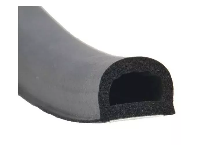 AP Products PVC Door/Window D-Seal 50' Black• 018-318