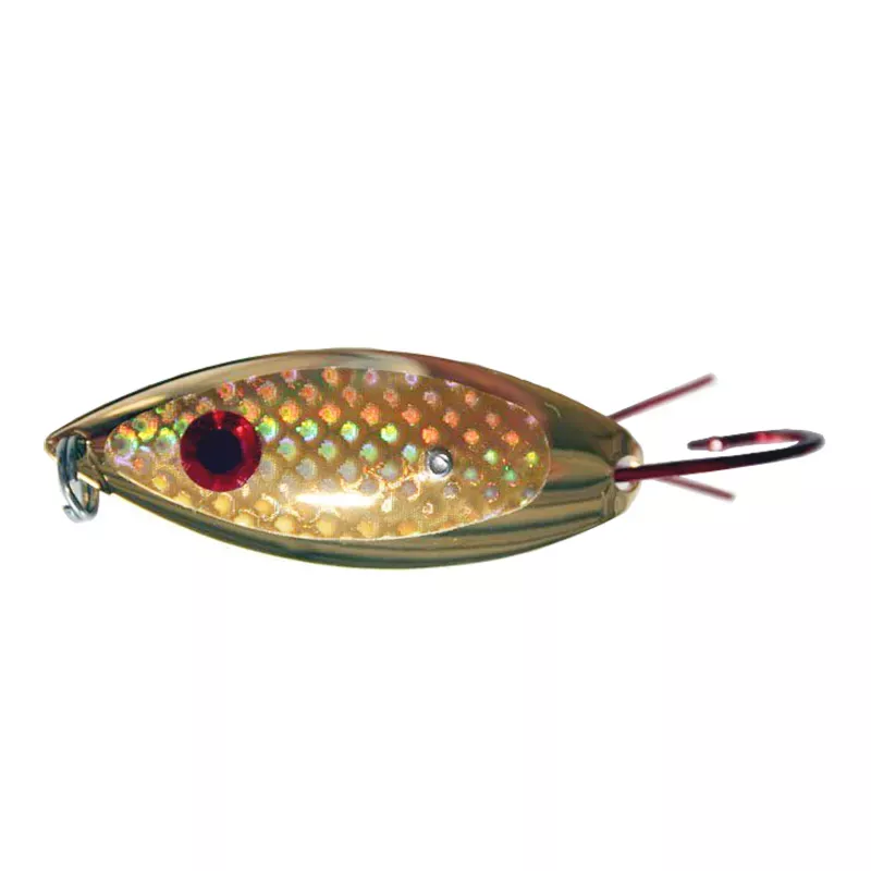 Aqua Dreams Weedless Willow Spoon Gold w/ Gold Scale