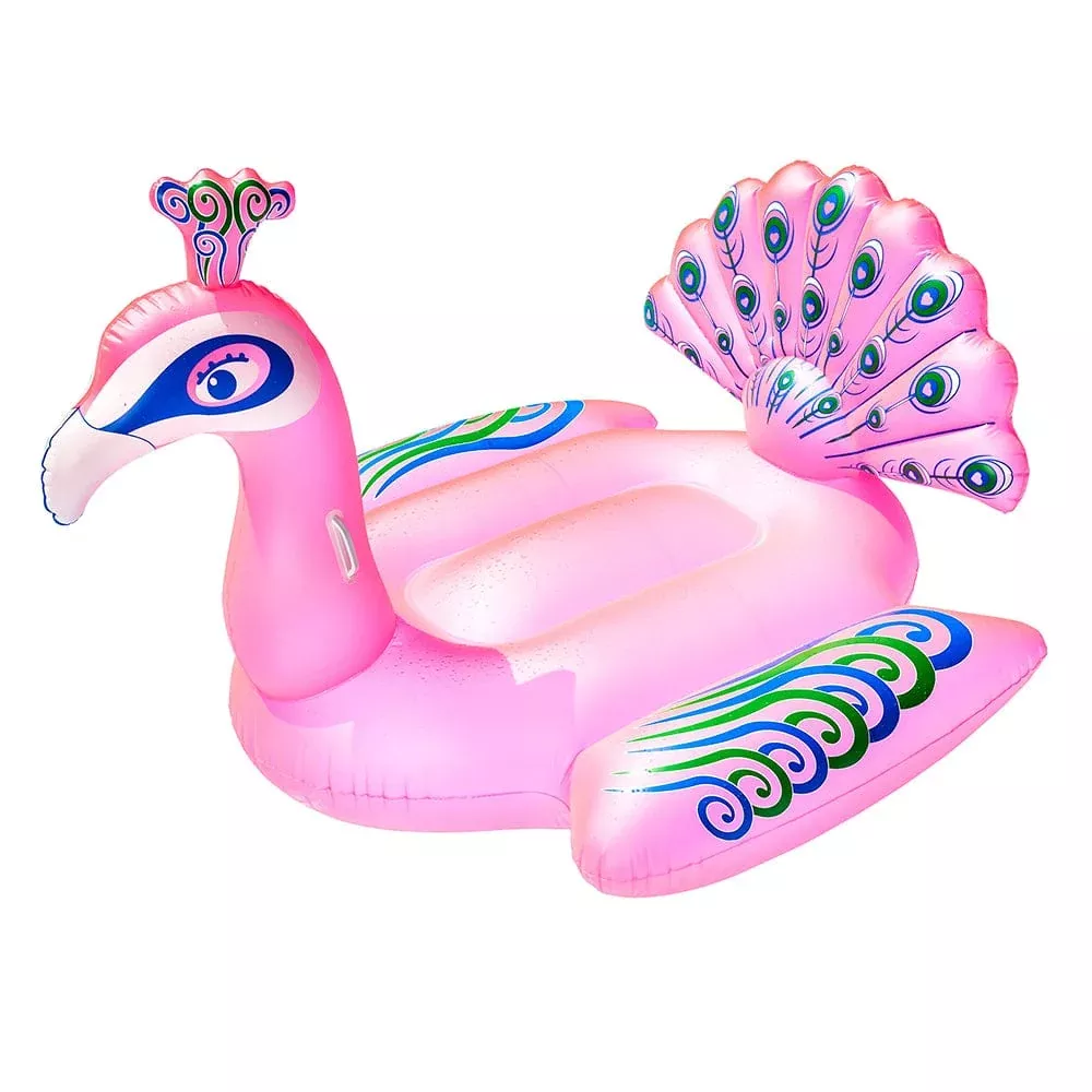 Aqua Leisure Aqua Flash Light Up Princess Peacock Ride-On Float – Pink